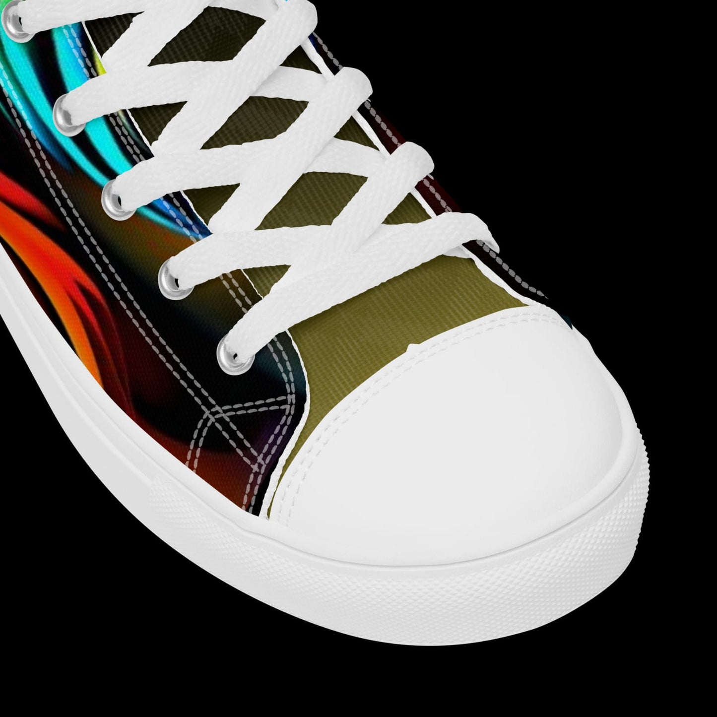 "Sneakers alte in tela da donna Scarpe High-Top in Tela: Stile Classico, Comfort Moderno!"